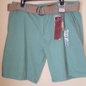NWT Iron Co. Men's green shorts size 38